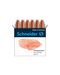 Schneider Tintenpatrone Callissima 6 Stück, Apricot