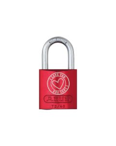 Abus Vorhängeschloss 72/40 LoveLock 5 I Love You Rot Aluminium