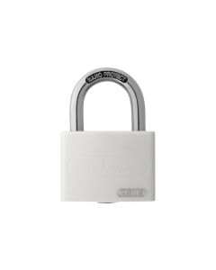 Abus Vorhängeschloss T65AL/40 Weiss Aluminium
