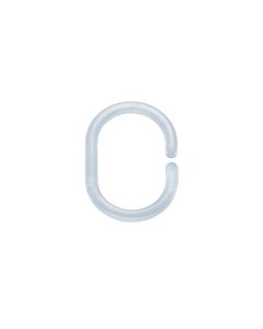 diaqua® Duschvorhanghaken Basic 12 Stück, Transparent