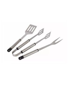 BBQ Dragon Grillbesteck-Set 3-teilig,  Silber