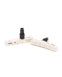 Elvedes Bremsschuhe V-Brake 72 x 10 mm, Weiss