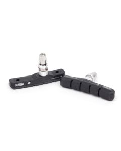 Elvedes Bremsschuhe V-Brake 72 x 10 mm, Schwarz