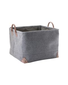 Aquanova Aufbewahrungskorb Lubin 40 x 40 x 30 cm, Grau