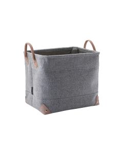 Aquanova Aufbewahrungskorb Lubin 35 x 27 x 30 cm, Grau