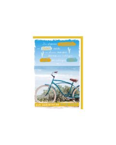 Braun + Company Geburtstagskarte Fahrrad 11.5 x 17 cm