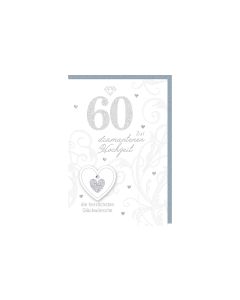 Braun + Company Glückwunschkarte Hochzeitstag 60 11.5 x 17 cm