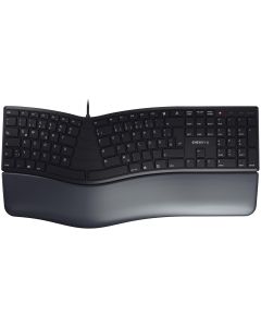 Cherry Tastatur KC 4500 ERGO DE-Layout Schwarz