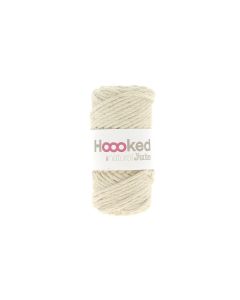 Hoooked Wolle Natural Jute Makramee Rope 350 g Crème