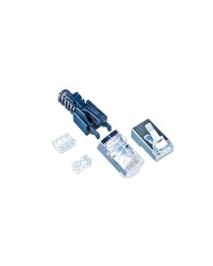 Wirewin Stecker RJ45 KAT6A Securelock 10 Stück, Schwarz