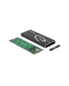 Delock Externes Gehäuse für M.2 SATA SSD mit USB Type-C M.2