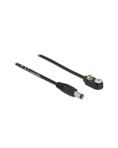 Delock Anschlusskabel 9V Batterieclip DC 5.5 x 2.1 mm 1 Stück