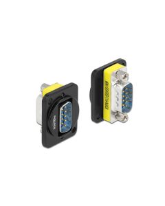 Delock D-Typ Modul DB9 Stecker zu DB9 Stecker 0 m