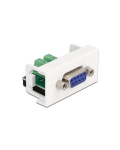 Delock Easy 45 Modul D-Sub 9 Pin Buchse zu 10 Pin Terminalblock 0 m
