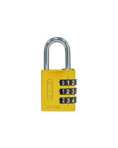 Abus Zahlenschloss 144/30 B/DFNLI Gelb Aluminium
