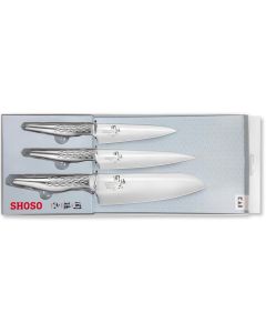 Kai Kochmesser Shoso 3 tlg. Silber/Edelstahl