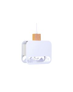 Illurbana Pendelleuchte Straight Camper 45 1x E27, Weiss