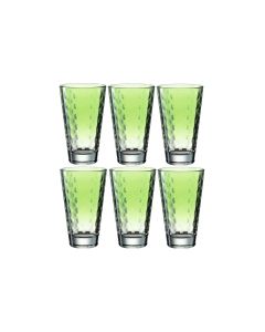 Leonardo Trinkglas Optic Pastell 300 ml, 6 Stück, Grün