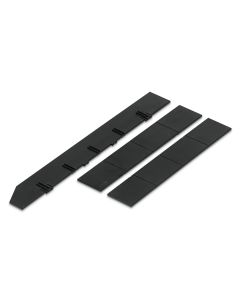 Styro Schubladenelement Unterteilung 3 Stück, Schwarz