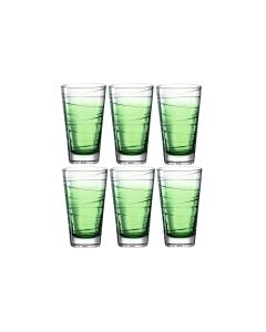 Leonardo Trinkglas Vario Struttura 280 ml, 6 Stück, Grün