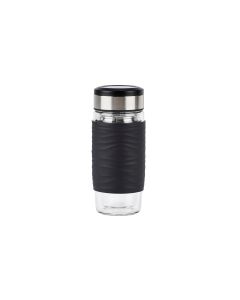 Emsa Thermobecher Tea2go 420 ml, Schwarz