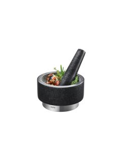 GEFU Mörser mit Stössel X-Plosion 14 cm, Granit