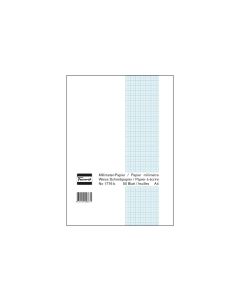 Favorit Notizblock 21 x 29.7 cm, 50 Blatt, Weiss/Blau