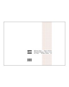 Favorit Notizblock 42 x 29.7 cm, 50 Blatt, Weiss/Braun