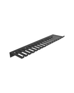 Delock Kabelführungsschiene zur Wandmontage, 325 x 90mm ,Schwarz