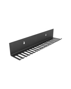 Delock Kabelführungsschiene zur Wandmontage, 318 x 65mm ,Schwarz