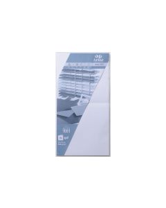 Artoz Blankokarte 1001, 15.5 x 15.5 cm, 5 Blatt. Blütenweiss