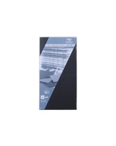 Artoz Blankokarte 1001, 15.5 x 15.5 cm, 5 Blatt, Schwarz