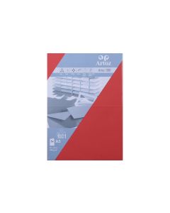Artoz Blankokarte 1001, A5, 5 Blatt, Rot