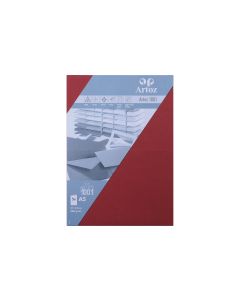 Artoz Blankokarte 1001, A5, 5 Blatt, Weinrot