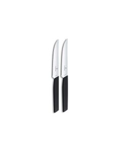 Victorinox Steakmesser-Set Swiss Modern 2 Stück, Schwarz