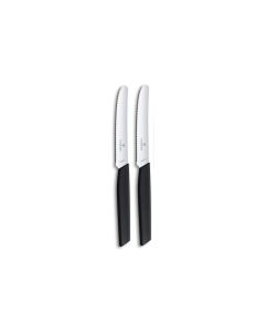 Victorinox Tafelmesser Swiss Modern 2 Stück, Schwarz