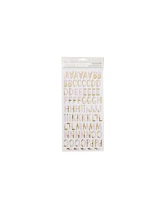 American Crafts 3D-Sticker Dear 175 Stück, Gold