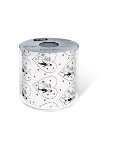 Paper + Design Toilettenpapier Wedding  Rollen, 3-lagig, Weiss