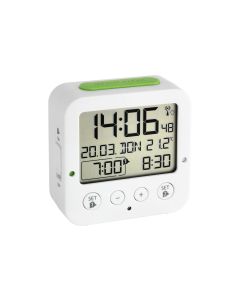 TFA Dostmann Digitalwecker Bingo Weiss