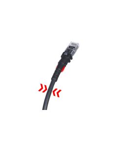 Patchsee Patchkabel ThinPATCH Cat 6A, U/UTP, 4 m, Schwarz 10 Stück