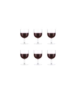 Bodum Rotweinglas Oktett 250 ml, 6 Stück, Transparent