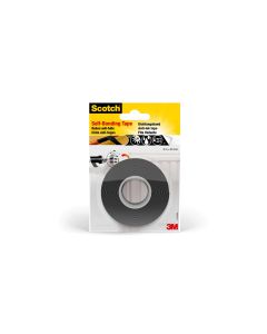 3M Doppelseitiges Klebeband Dichtung 25 mm x 3 m, Schwarz