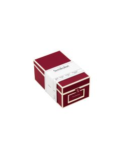 Semikolon Visitenkartenbox Rot