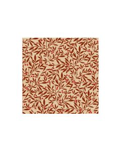 Braun + Company Papierservietten Leaves & Berries 20 Stück, Terracotta
