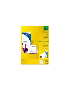 Sigel Blankokarte A5 (A4), 20 Blatt, Weiss