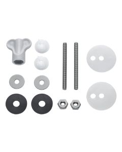 diaqua® Befestigungsset für Toilettensitz Lyon, Relief, Brillant