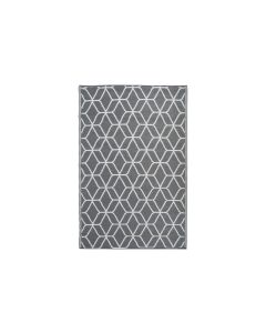 Esschert Design Teppich Grafisch 180 x 121 cm, Beige/Weiss