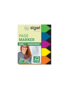 Sigel Page Marker Pfeil 200 Stück, Mehrfabig