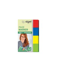 Sigel Page Marker Transparent 160 Stück, Mehrfarbig