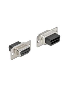 Delock Crimp Buchse D-Sub 9 Pin 4 Stück